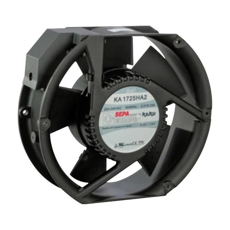 Sepa (KA1725HA2BMT-MG-BOX) AC Axial Fan, 230V