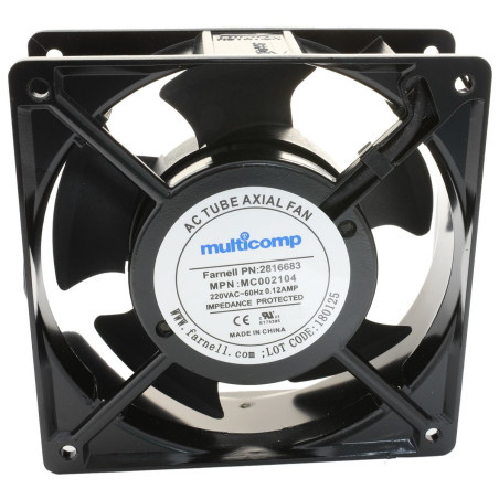 Multicomp Pro (MC002104) AC Axial Fan, 220V, Square, 120 mm, 38 mm