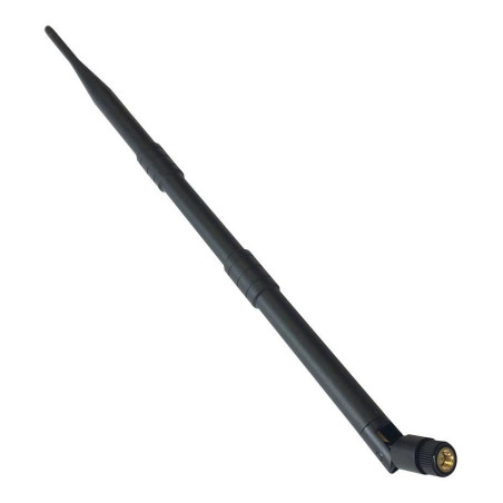 RF Solutions (ANT-2WHIP9-SMA) Whip Antenna, Hinged, 2400-2500 Mhz, +9dBi