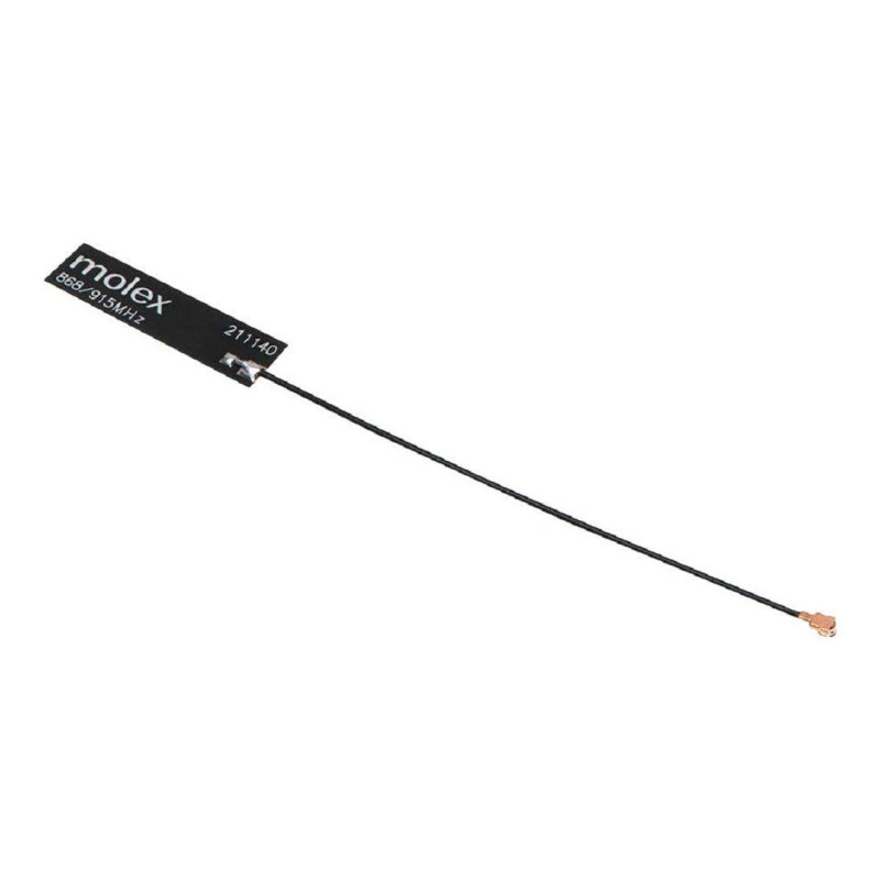 Molex (211140-0100..) 868/915MHz Flexible Antenna, 100.00mm Cable