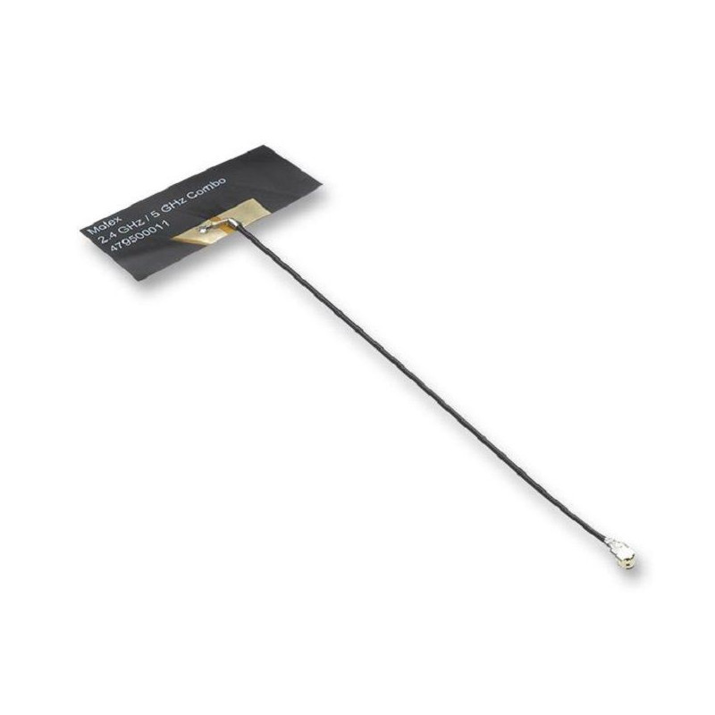 Molex (47950-2011) Antenna, Linear, Omni-Directional, 2-Band, 2.4-5GHz