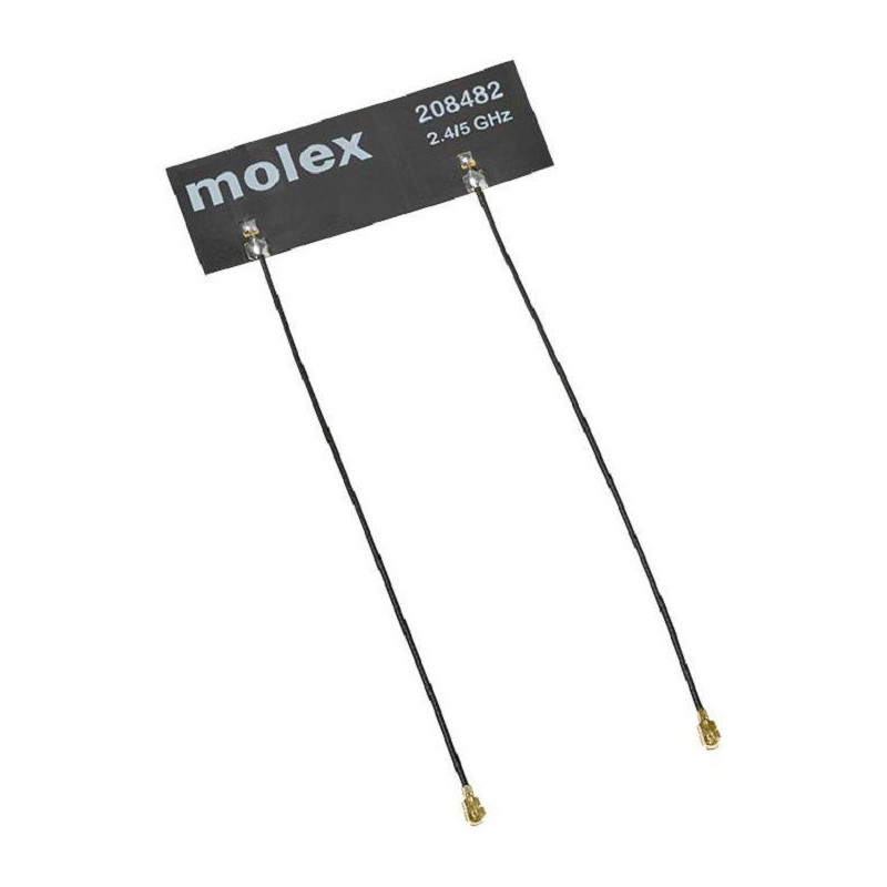 Molex (208482-0100) Antenna, WiFi, 5 GHz, 2.9 dB, Linear, Adhesive