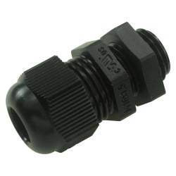 Jacob (50011M16PASW-F) Cable Gland, with Locknut, IP68 5 Bar