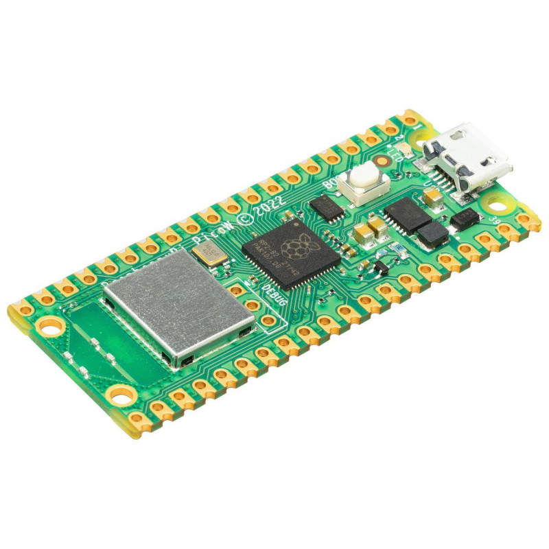 Raspberry Pi (RASPBERRY PI PICO W) Board, 32bit, ARM Cortex-M0+