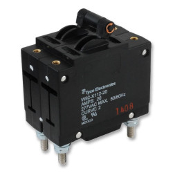 TE Connectivity, Hydromagnetic, Circuit Breaker, 2P, 277V, 20A