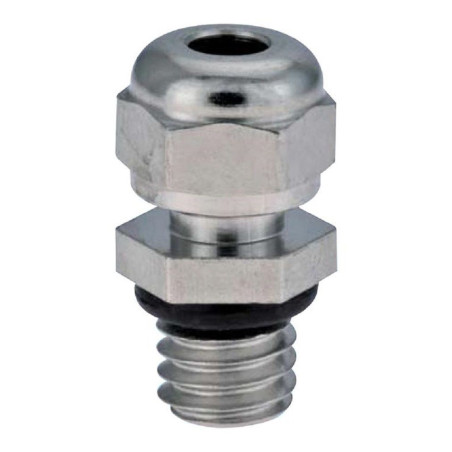 Hummel (1.112.0801.01) Cable Gland, Mini, IP68, M8 x 0.75, 2 mm, 4.5 mm