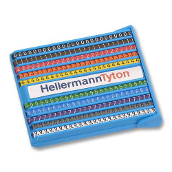 Hellermanntyton (518-06025) Wire Marker, Helagrip, Slide On Pre Printed