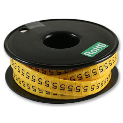 Multicomp Pro (FM1(5)) Wire Marker, Oval, Slide On Pre Printed