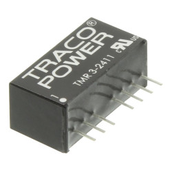 Traco Power (TMR 3-2411) Isolated Through Hole DC/DC Converter, 5V, 600mA