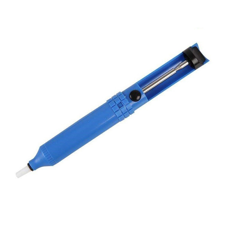 Duratool: Desoldering Pump - Plastic Body - Blue - PTFE Nozzle - ZD-809/87-8091