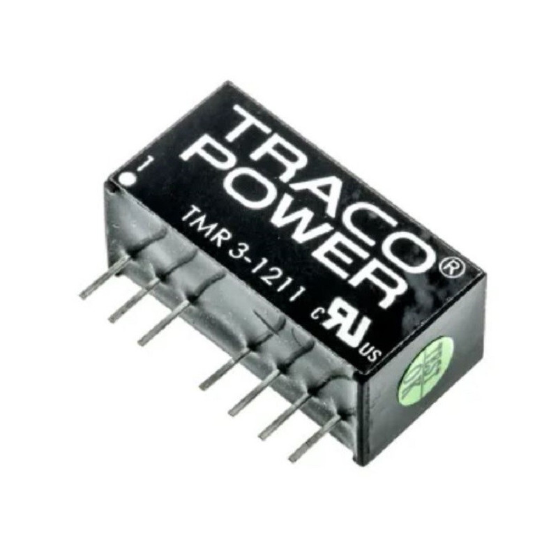 Traco Power (TMR 3-1211) Isolated Through Hole DC/DC Converter,  5V, 600mA