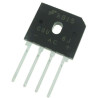 Onsemi (GBU6J) Bridge Rectifier, Single Phase, 600 V, 6 A, SIP, 4 Pins, 1 V