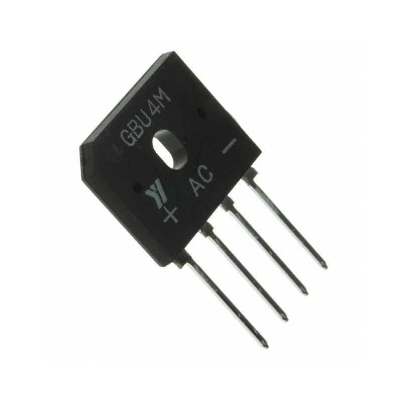 Onsemi (GBU4M) Bridge Rectifier, Single Phase, 1 kV, 4 A, SIP