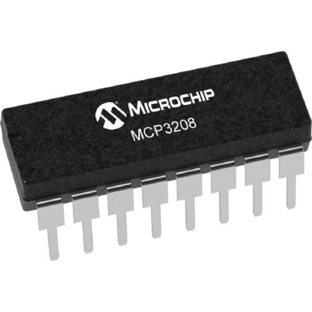 Microchip (MCP3208-BI/SL) Analogue to Digital Converter, Octal, 12 bit