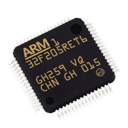 Stmicroelectronics (STM32F205RET6) ARM MCU, 32 bit, 120 MHz, 512 KB