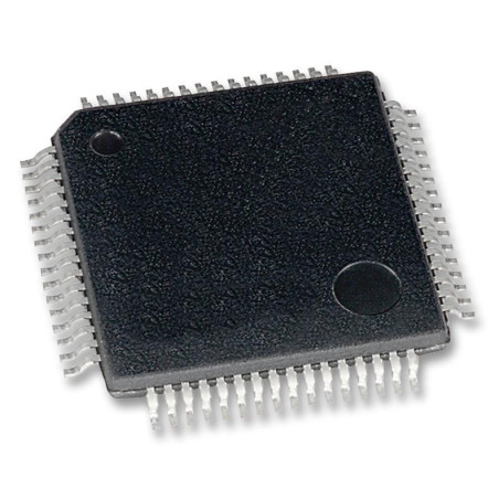 Microchip (PIC18F6527-I/PT) 8 Bit MCU, Flash, 40 MHz, 48 KB, 64 Pins, TQFP