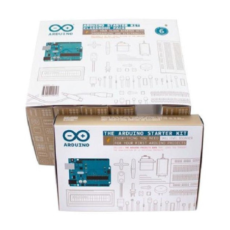 Arduino K000007-6P STARTER KIT, 8-BIT AVR ATMEGA MCU