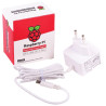 Raspberry Pi 4 Model B Official PSU  USB-C  5.1V  3A  EU Plug - White