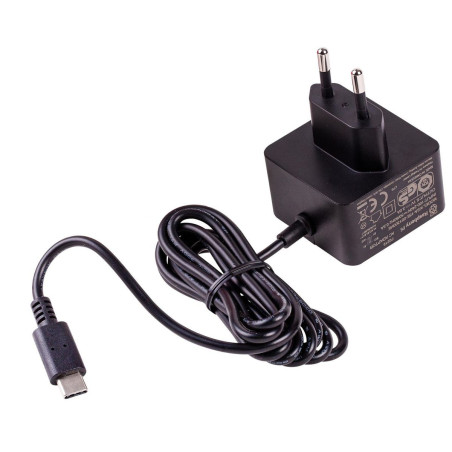 Raspberry Pi 4 Model B Official PSU  USB-C  5.1V  3A  EU Plug - Black