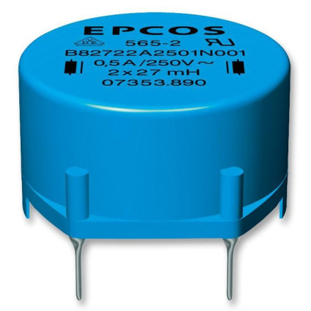 Epcos (B82722A2102N001) Choke, Power Line, Double, Ring Core