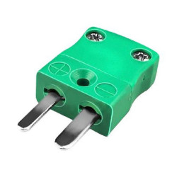 Labfacility (IM-K-M (IEC)) Thermocouple Connector, Green, Plug, Type K