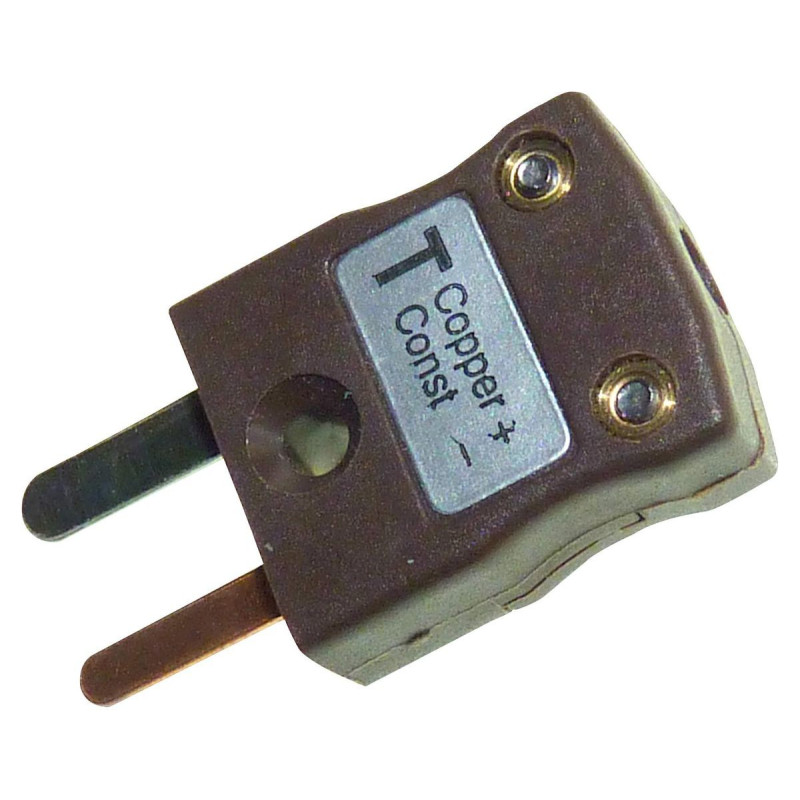 Labfacility (IM-T-M (IEC)) Thermocouple Connector, Plug, Type T, IEC