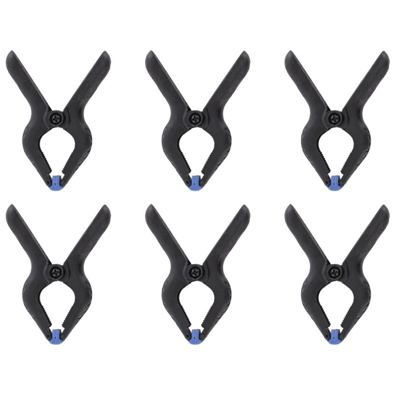 Multicomp Pro (MP002089) Nylon Grip Clamp Set, 6Pc, Large