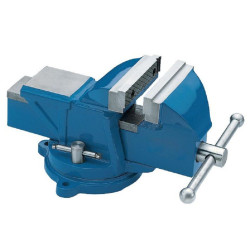 Duratool (D02334) Bench Vice, 4", Engineering Style, Machined Jaws