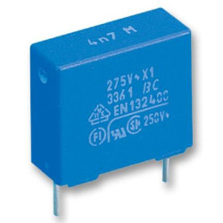 Vishay (BFC233620474) Safety Capacitor, Metallized PP,  0.47 µF, ± 20%