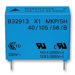 Epcos (B32912B3334M000) Safety Capacitor, Metallized PP, Radial Box - 2 Pin