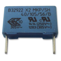 Epcos (B32924D3335K000) Safety Capacitor, Metallized PP, Radial Box - 2 Pin