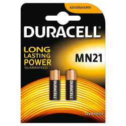 DURACELL MN21 - Battery  Plus Power  Pack of 2  12V  23A  Alkaline