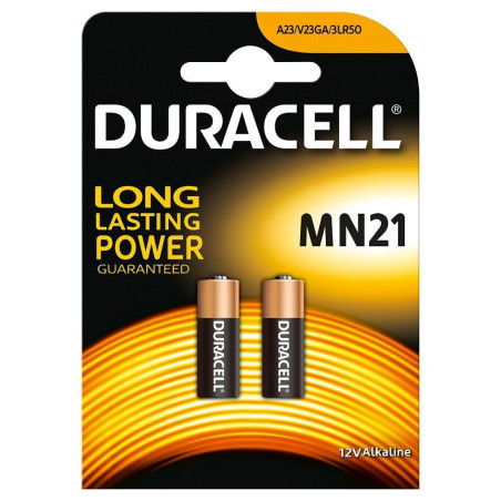 DURACELL MN21 - Battery  Plus Power  Pack of 2  12V  23A  Alkaline