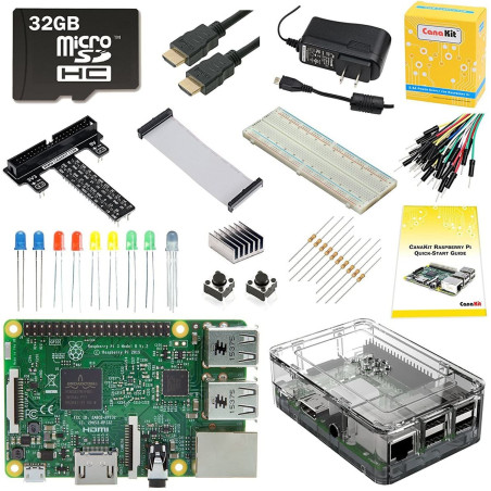 Canakit Raspberry Pi PI3P-ULT32WU-C4-CLR 3 B+ Ultimate 32GB Starter Kit