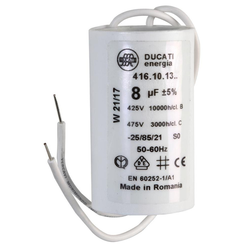 Ducati (4.16.10.13.06) Motor Run Capacitor, Metallized PP, Can