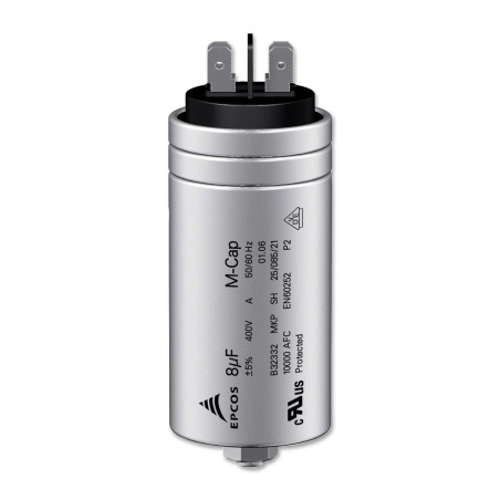 Epcos (B32332I6206J081) Motor Run Capacitor, Metallized PP, Can