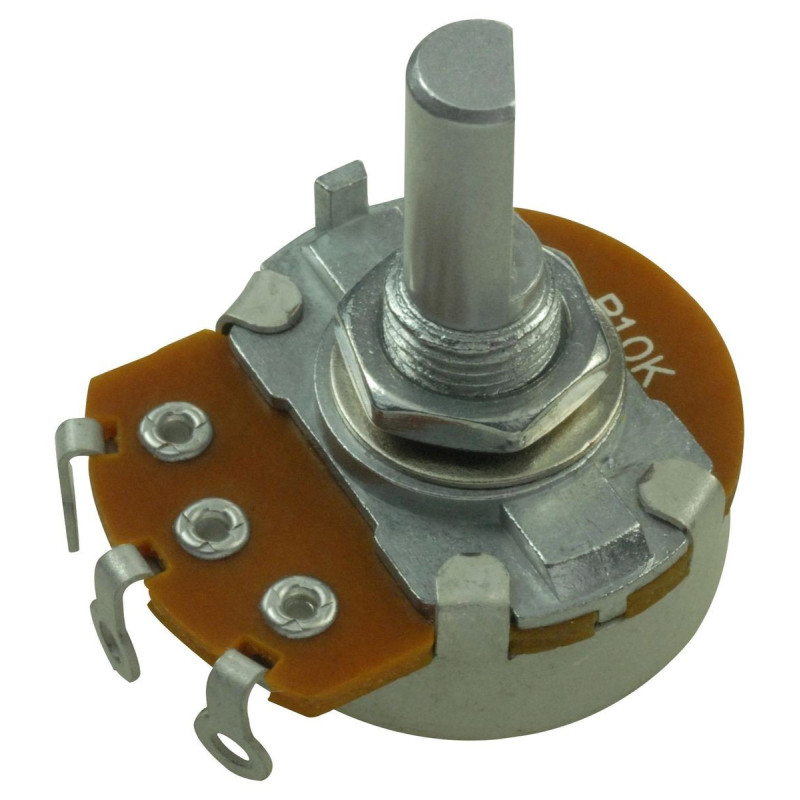 Tt Electronics (P231-FC20BR10K) Rotary Potentiometer, 10 kohm, 1 Turns