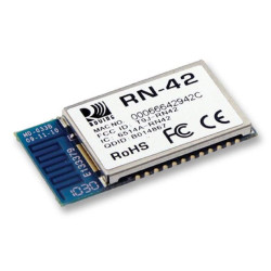 Microchip (RN42N-I/RM) Class 2 Bluetooth v2.1 Module Without Antenna