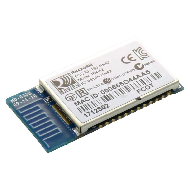 Microchip (RN42-I/RM630) Class 2 Bluetooth® v2.1 Module + EDR