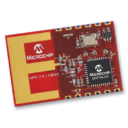 Microchip (MRF24J40MA-I/RM) RF Transceiver Radio Module, 250Kbps