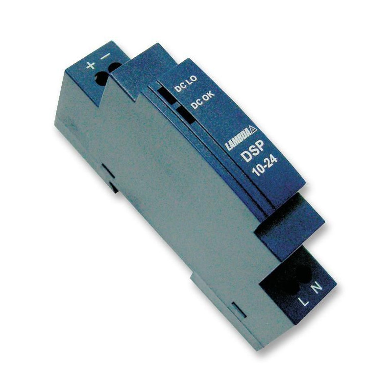 Tdk-Lambda (DSP10-24) AC/DC DIN Rail Power Supply (PSU), ITE, 1 Output