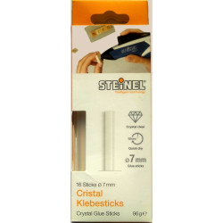 Steinel 7mm Crystal Glue Sticks - Pack of 16