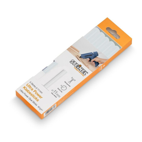 Steinel 11mm Ultra Power Glue Sticks in a Pack with 5 Sticks