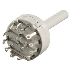 Lorlin (CK1025) Rotary Switch, 6.35 mm, 6 Position, 2 Pole, 30 °, 150 mA