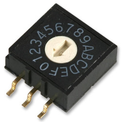 Multicomp Pro  (MCRM2AF-16R) Rotary Switch, 16 Position, 2 Pole, 22.5 °