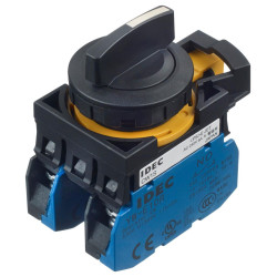 Idec (CW1S-31E20) Rotary Switch, 3 Position, 2 Pole, 45 °, 10 A, 240 V, CW