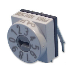 Apem (PT65-101-L508) Rotary Coded Switch, Through Hole, 10 Position, 24 VDC