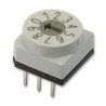 Apem (PT65-101) Rotary Coded Switch, Through Hole, 10 Position, 24 VDC