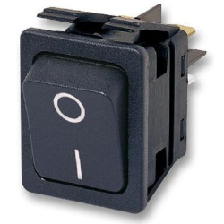 Aeroelectric (C6050ALAAC) Rocker Switch, On-Off, DPST, Non Illuminated