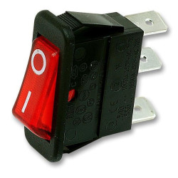 Arcoelectric (C5503ABNAN) Rocker Switch, Off-On, SPST, Illuminated